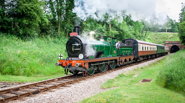 20090620 0076 SECR O1 class no 65 at Sharpthorne Tunnel.jpg