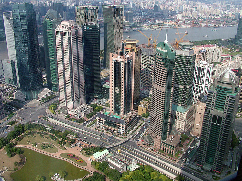 1-1 Shanghai Skyscrapers from my Hotel window DSCF0551 Sh Tone 800.jpg